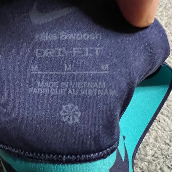 Nike Pro Sports Bra Womens Medium Blue Running Athletic - Picture 4 of 4